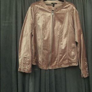 Dusty Pink Velvet Jacket